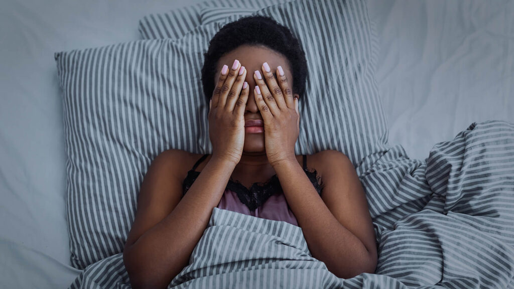 Black woman in pin stripped bed with hands over face. Finding support matters when you're dealing with complex PTSD. PTSD treatment and trauma therapy may help. Get support from a skilled trauma therapist in our counseling directory. Birmingham, 10337 | Montgomery, Al 36109 | San Diego, CA 92101  Denver, CO 80202