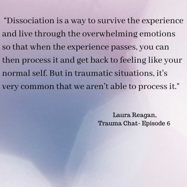 Quote about coping with trauma related dissociation. The first steps to healing from trauma is understanding trauma. Learn about trauma dissociation and begin recovering. Learn more about the effects of trauma here. San Diego, CA 92101 | Denver, CO 80202 | Colorado Springs, CO 80907 | Boise, ID 83702 